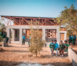 © Paul Crompton, Katie Edwards | Evergreen School, Zambia in collaborazione con Arup
