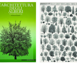 Cesare Leonardi, Franca Stagi, "L’Architettura degli Alberi", copertina del volume edito da Mazzotta nel 1982 e manifesto della mostra di Modena e Reggio Emilia, 1982 (Courtesy Archivio Architetto Cesare Leonardi)