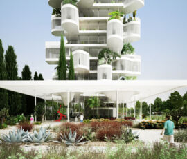 Ingresso della Clelia-Tower (© NL Architects)