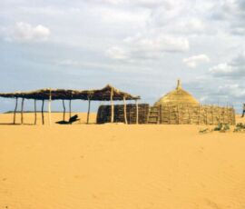 Paillotte, Niamey, Niger, 1984, photo courtesy Lacaton & Vassal