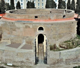 Veduta dall’alto del Mausoleo di Augusto (© Sovrintendenza capitolina ai Beni Culturali)