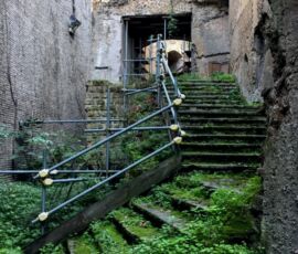 Concamerazioni 6 e 7 al Mausoleo di Augusto prima dei restauri (© Sovrintendenza capitolina ai Beni Culturali)