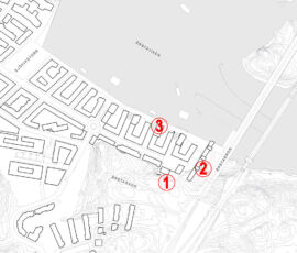 Liljeholmskajen, planimertria