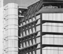 Vista modellino. Progetto 1957 (© studio 2050+)