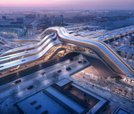 Il terminal Ülemiste della Rail Baltica, Zaha Hadid Architects