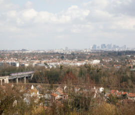 Punto panoramico dalla terrazza di Saint-Germain-en-Laye verso Parigi (© APUR - David Boureau)
