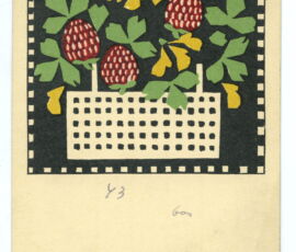 Leopoldine Kolbe, Cartolina della Wiener Werkstätte (Nr. 43), (1907/08, © MAK)