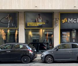 prospetto su strada