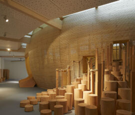 ANOHA, Berlino, uno degli ingressi all'arca, architetto Olson Kundig, foto di Hufton e Crow, courtesy Olson Kundig Architects