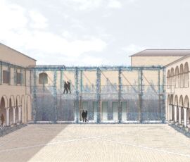Progetto per il monastero di San Domenico, render