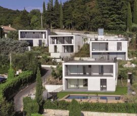 Menzione sezione Nuove costruzioni: Ville ad Albisano Torri del Benaco, Ardielli Fornasa associati, foto di Marco Totè