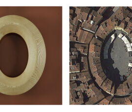 Anfiteatro di Lucca “Parlascio” (foto Google Earth)