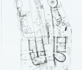 Villa Saracena, Luigi Moretti, planimetria
