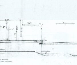 Villa Saracena, Luigi Moretti, sezione della galleria