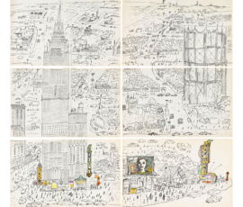 Saul Steinberg, Senza titolo, 1949-54inchiostro e matita su carta The Saul Steinberg Foundation, New York© The Saul Steinberg Foundation/Artists Rights Society (ARS) New York