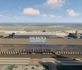 La Stazione Rail Baltica dell’Aeroporto di Riga progettata da Vektors T