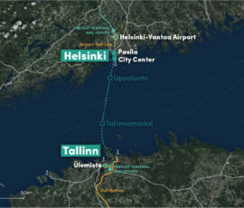 Elaborazione di una delle varianti del tunnel Tallinn-Helsinki sviluppata dal gruppo Finest Link