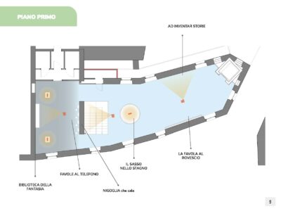 Museo Rodari, pianta piano primo