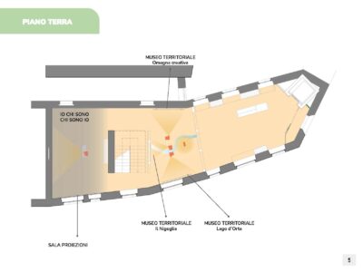 Museo Rodari, pianta piano terra