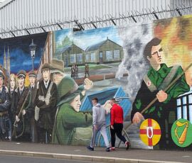 Murales in Falls Road, Belfast, Josh Adam jones