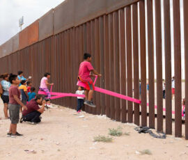 “Teeter-Totter Wall”, Rael San Fratello