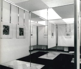 Mostra "Opere grafiche di Umebrto Boccioni" (1968, © Archivio Lavarello)
