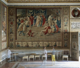 Stefano Graziani, Jan van Tieghem and Frans Ghieteels (bottega), da Raffaello, arazzi degli Atti degli Apostoli, ca. 1549-1557, lana e seta, Palazzo Ducale di Mantova, n. 1, Mantova 2020