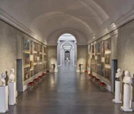 Sezione espositiva dell’Accademia dei saloni ottocenteschi (© Hanninen)