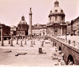 Immagine dell’anastilosi realizzata a seguito degli scavi del periodo napoleonico (@Comune Roma)