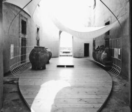 Comune di Monte Argentario (GR) Fortezza Spagnola di Porto Santo Stefano. Allestimento del Museo dell’Archeologia subacquea della Toscana meridionale. (1997)