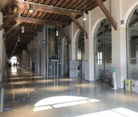 Il campus dell'Università dentro l’ex Monastero di Santa Monica, il magazzino carri