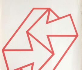 "Casabella", 421, gennaio 1977. Primo numero della direzione di Tomás Maldonado, con copertina di Tomás Gonda. Archivio Tomás Maldonado, Fondazione Giangiacomo Feltrinelli, Milano