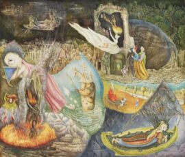 1_Leonora_Carrington_The Pleasures of Dagobert © Leonora Carrington, by SIAE 2022