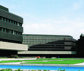 Il Centro Direzionale delle Assicurazioni Generali a Mogliano Veneto (1981-88, © Archivio Eredi Spadolini)