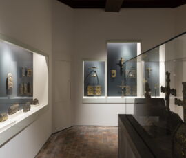 Musée de Cluny / refonte des parcours / Etat final avant réouverture / RDC / Salle 6 (salle des émaux)