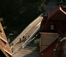 Ponte sulla Mur a Graz (1991, © Wikipedia)