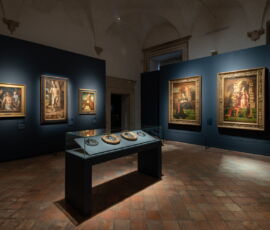 "Federico da Montefeltro e Francesco di Giorgio: Urbino crocevia delle arti", allestimento