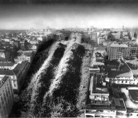 Milano dall'alto, 1980 (Archivio Francesco Somaini)