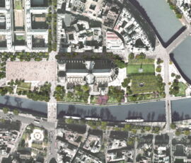 Palnimetria generale dell'area di Notre-Dame (© Bas Smets)