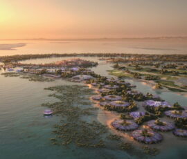 The Red Sea project, render di progetto (https://www.theredsea.sa/en#)