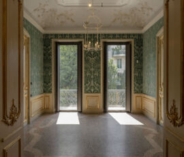 Ingresso piano nobile (foto di Giovanni de Sandre per Fondazione Luigi Rovati)