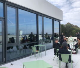 Piano superiore, II, con vista parziale della terrazza del café (foto Daniela Völkel)