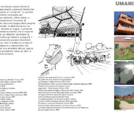 Una tavola della mostra “Tutto è paesaggio, una architettura abitata. La periferia, luogo di incontro e partecipazione”