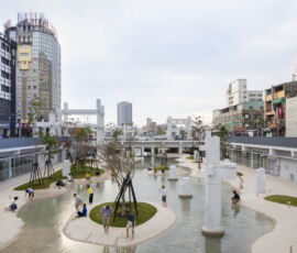 Tainan Spring, Tainan, Taiwan; 2020. Architettura di MVRDV, Rotterdam. Foto di Daria Scagliola