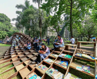 Multiplicity, Bookworm Pavillion (© Sameer Chawda)