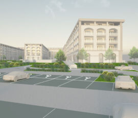 Magazzino Concentramento Tabacchi Greggi, progetto (© Astor Immobiliare)
