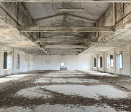 Magazzino Concentramento Tabacchi Greggi, stato attuale (© Federica Russo)