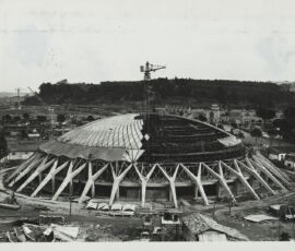 Pier Luigi Nervi, Annibale Vitellozzi, Palazzetto dello Sport, Rome 1958-1960, Archivio Pier Luigi Nervi, Collezione MAXXI Architettura, Courtesy Fondazione MAXXI