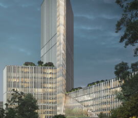 Palazzo Sistema, render di concorso