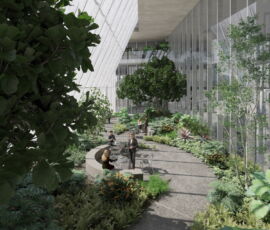 Palazzo Sistema, render di concorso